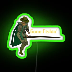 Gone Fishin OSRS RGB Neon Sign