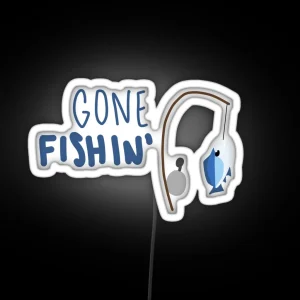 Gone Fishin RGB Neon Sign