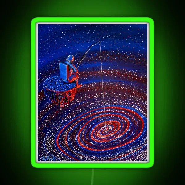 Gone Fishin RGB Neon Sign