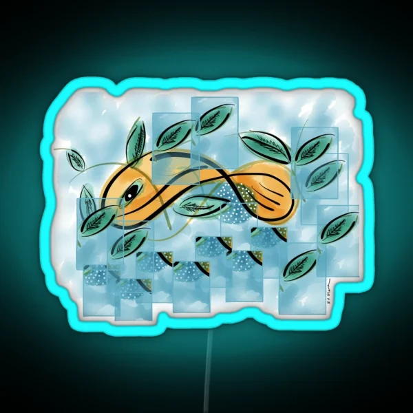 Gone Fishin RGB Neon Sign