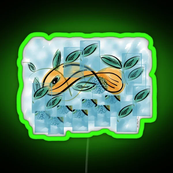 Gone Fishin RGB Neon Sign