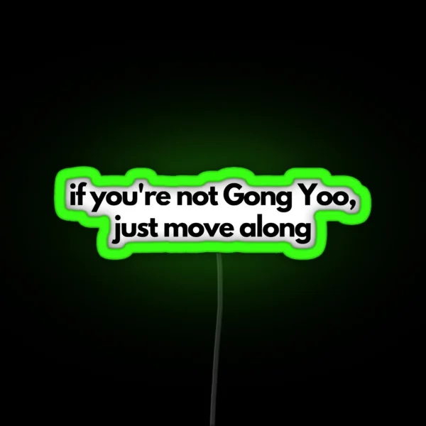 Gong Yoo Kdrama Led RGB Neon Sign