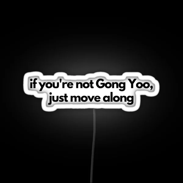Gong Yoo Kdrama Led RGB Neon Sign