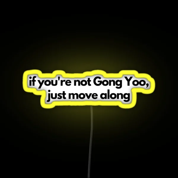 Gong Yoo Kdrama Led RGB Neon Sign