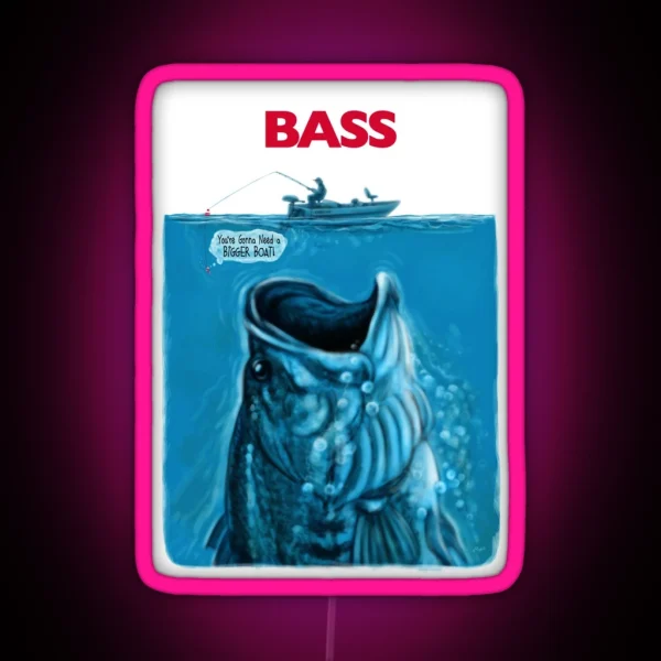 GONNA NEED A BIGGER BOAT RGB Neon Sign