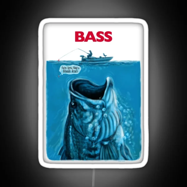 GONNA NEED A BIGGER BOAT RGB Neon Sign