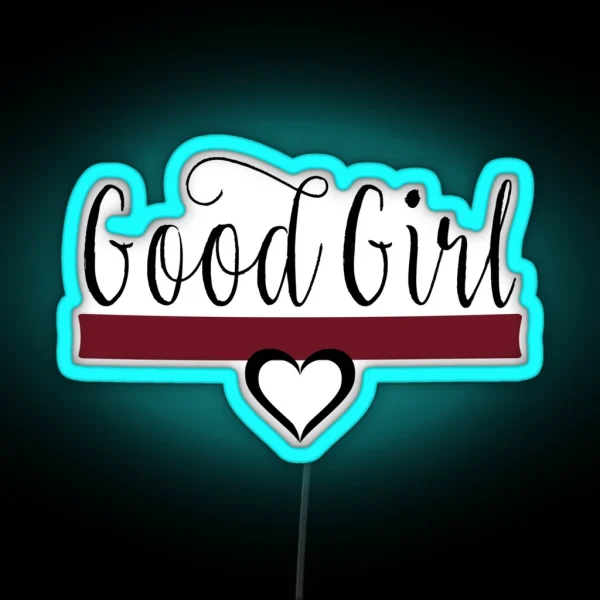 Good Girl Choker RGB Neon Sign