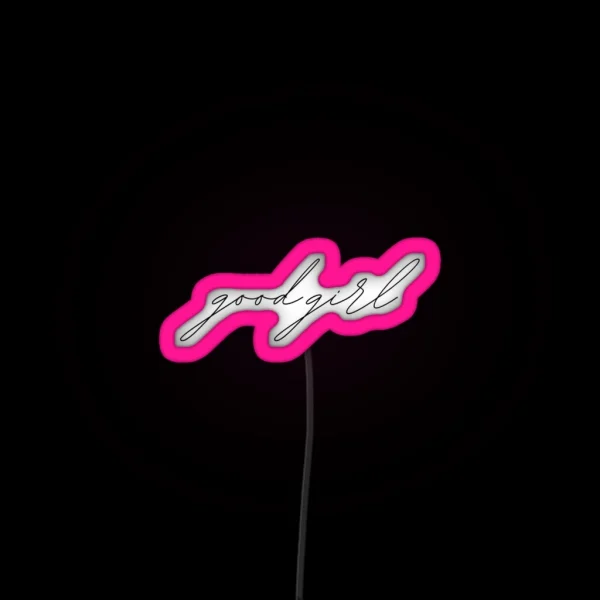 Good Girl Cursive Handwritting RGB Neon Sign