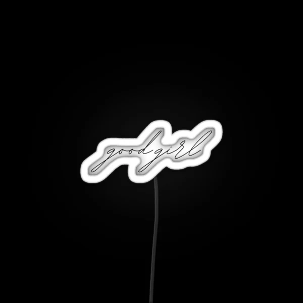 Good Girl Cursive Handwritting RGB Neon Sign