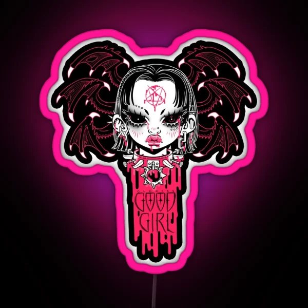 GOOD GIRL RGB Neon Sign