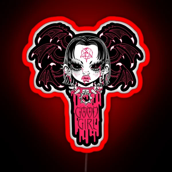 GOOD GIRL RGB Neon Sign