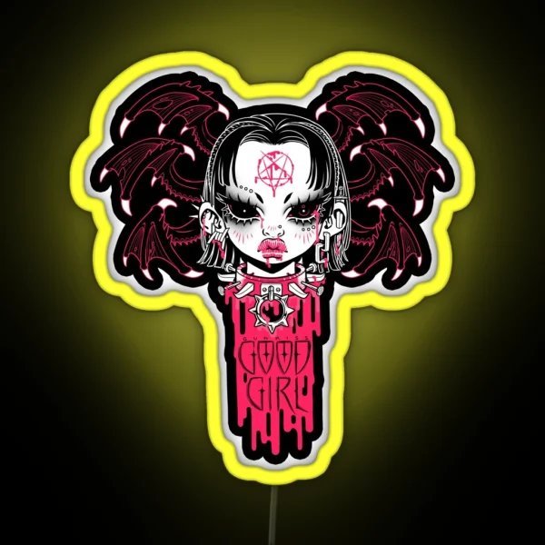 GOOD GIRL RGB Neon Sign