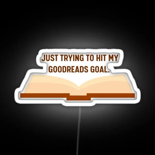 Goodreads Goalsetter RGB Neon Sign