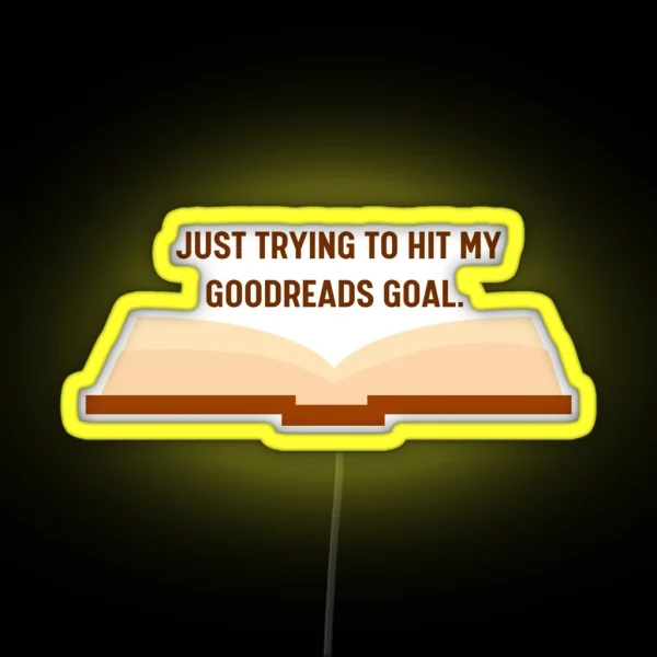 Goodreads Goalsetter RGB Neon Sign