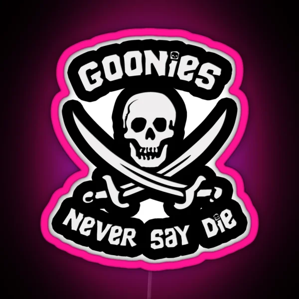 Goonies Never Say Die RGB Neon Sign