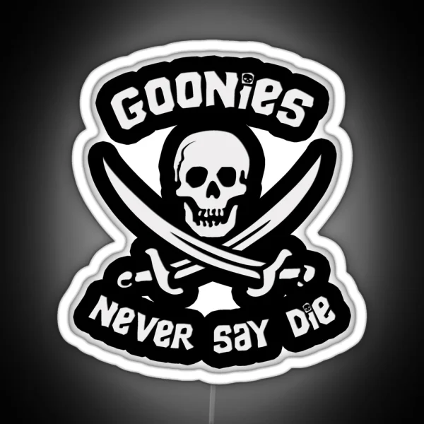 Goonies Never Say Die RGB Neon Sign