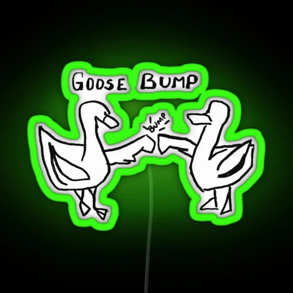 Goose Bump RGB Neon Sign