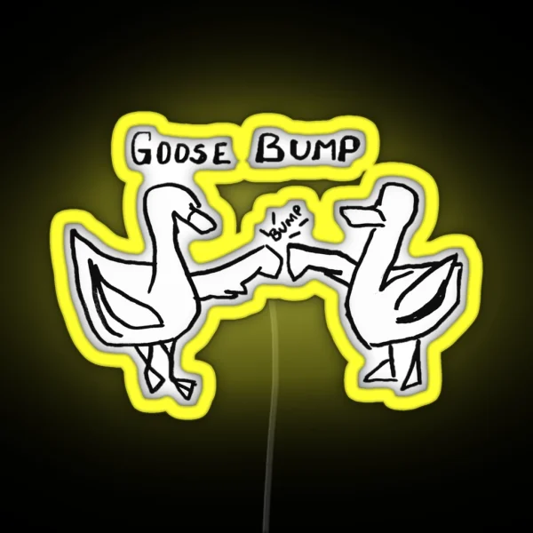 Goose Bump RGB Neon Sign