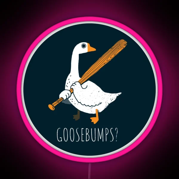Goose Bumps RGB Neon Sign