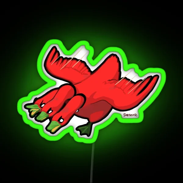 Goose Cerberus RGB Neon Sign