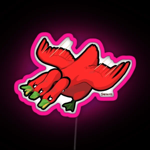 Goose Cerberus RGB Neon Sign