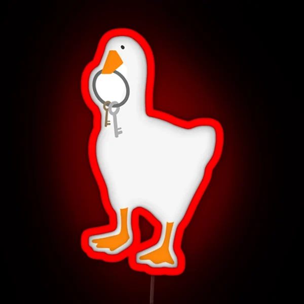 Goose Game Key Goose RGB Neon Sign