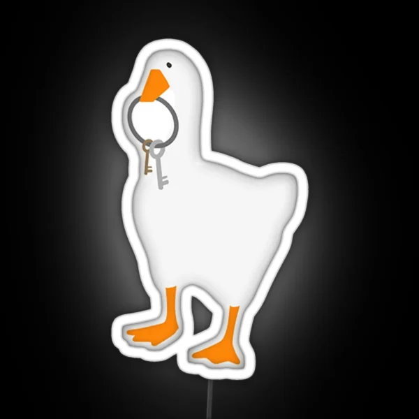 Goose Game Key Goose RGB Neon Sign