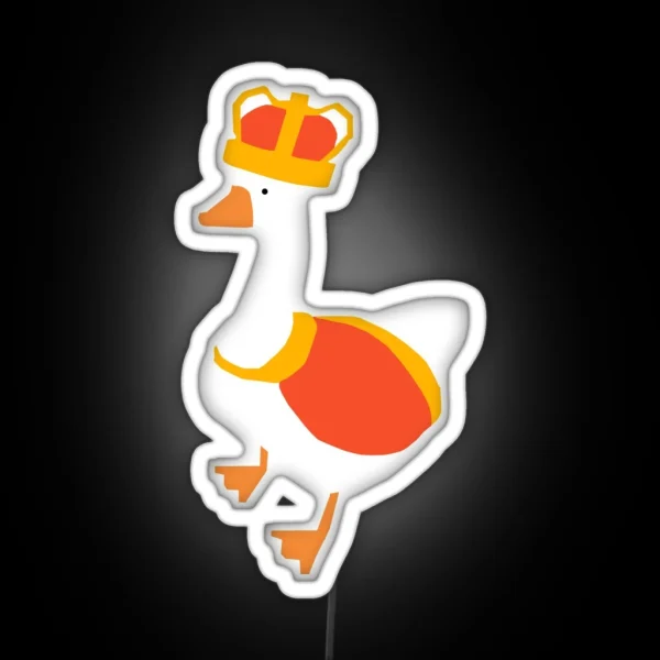 Goose Game King Goose RGB Neon Sign