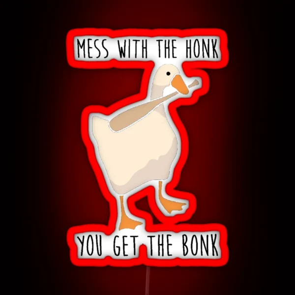 Goose Game RGB Neon Sign
