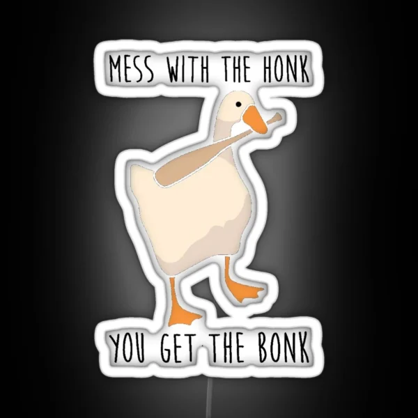 Goose Game RGB Neon Sign