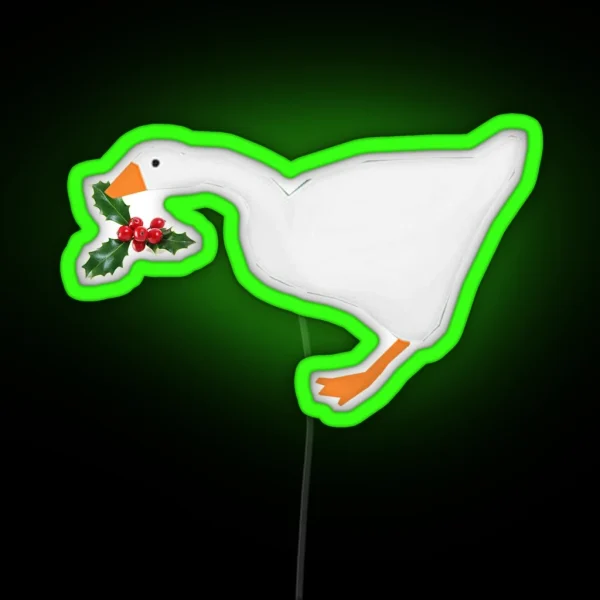 Goose Has The Berries RGB Neon Sign