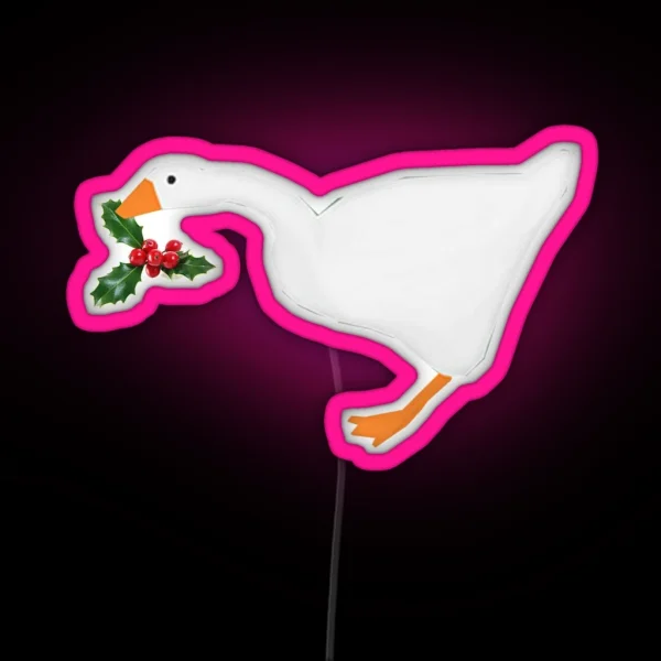 Goose Has The Berries RGB Neon Sign