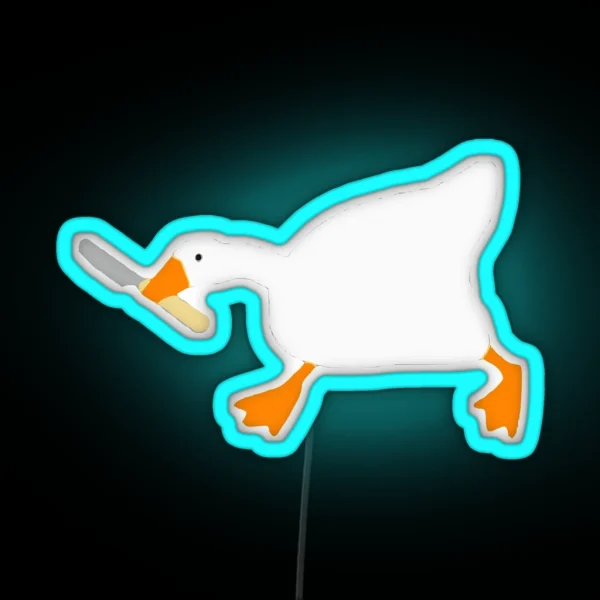 Goose Knife Led RGB Neon Sign