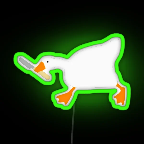 Goose Knife Led RGB Neon Sign
