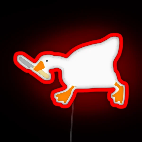 Goose Knife Led RGB Neon Sign