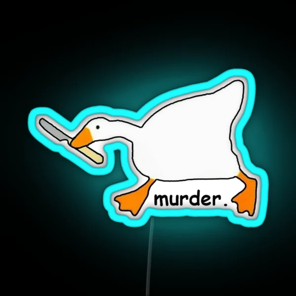 Goose Murder RGB Neon Sign