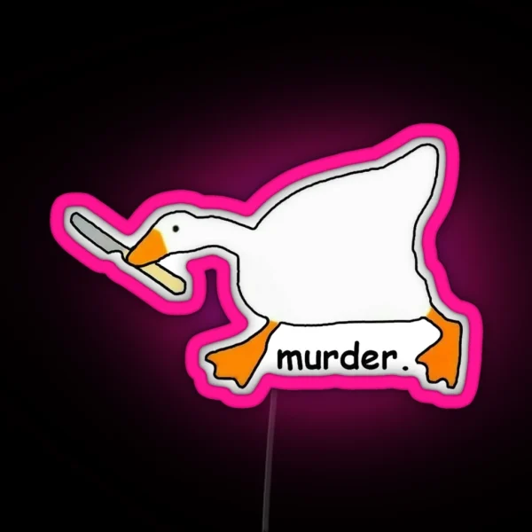 Goose Murder RGB Neon Sign