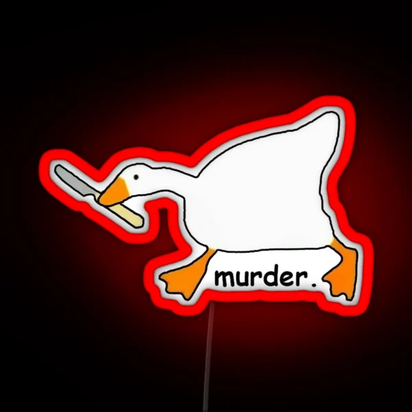 Goose Murder RGB Neon Sign