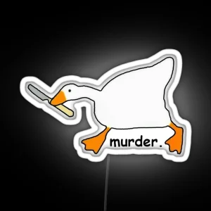 Goose Murder RGB Neon Sign