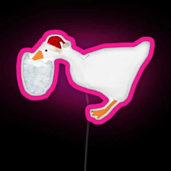 Goose Not For YOU With HAT RGB Neon Sign