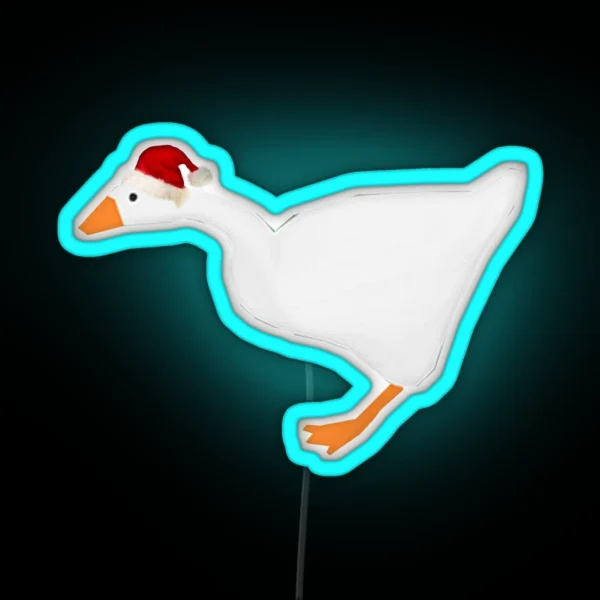 Goose NOW WITH HAT RGB Neon Sign