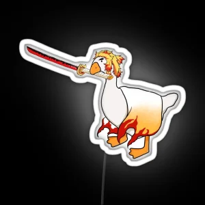 Goose Rengoku RGB Neon Sign