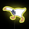 Goose Wizard With Blue And Gray Scarf RGB Neon Sign - Image 5
