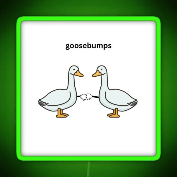 Goosebumps RGB Neon Sign