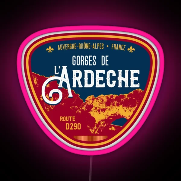 Gorges De Ardeche France Led Led RGB Neon Sign