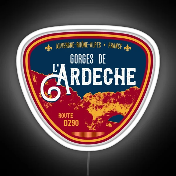 Gorges De Ardeche France Led Led RGB Neon Sign