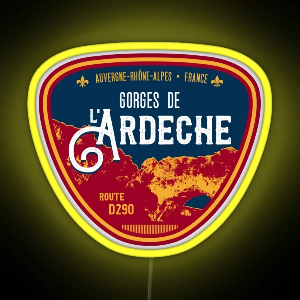 Gorges De Ardeche France Led Led RGB Neon Sign