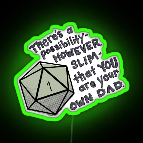 Gorgug Critical Dad RGB Neon Sign