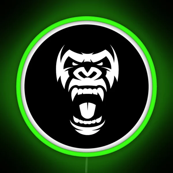 Gorilla Beast RGB Neon Sign
