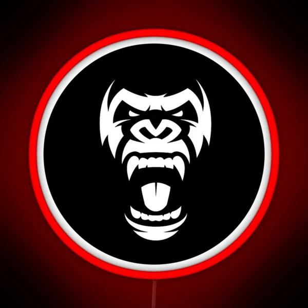 Gorilla Beast RGB Neon Sign